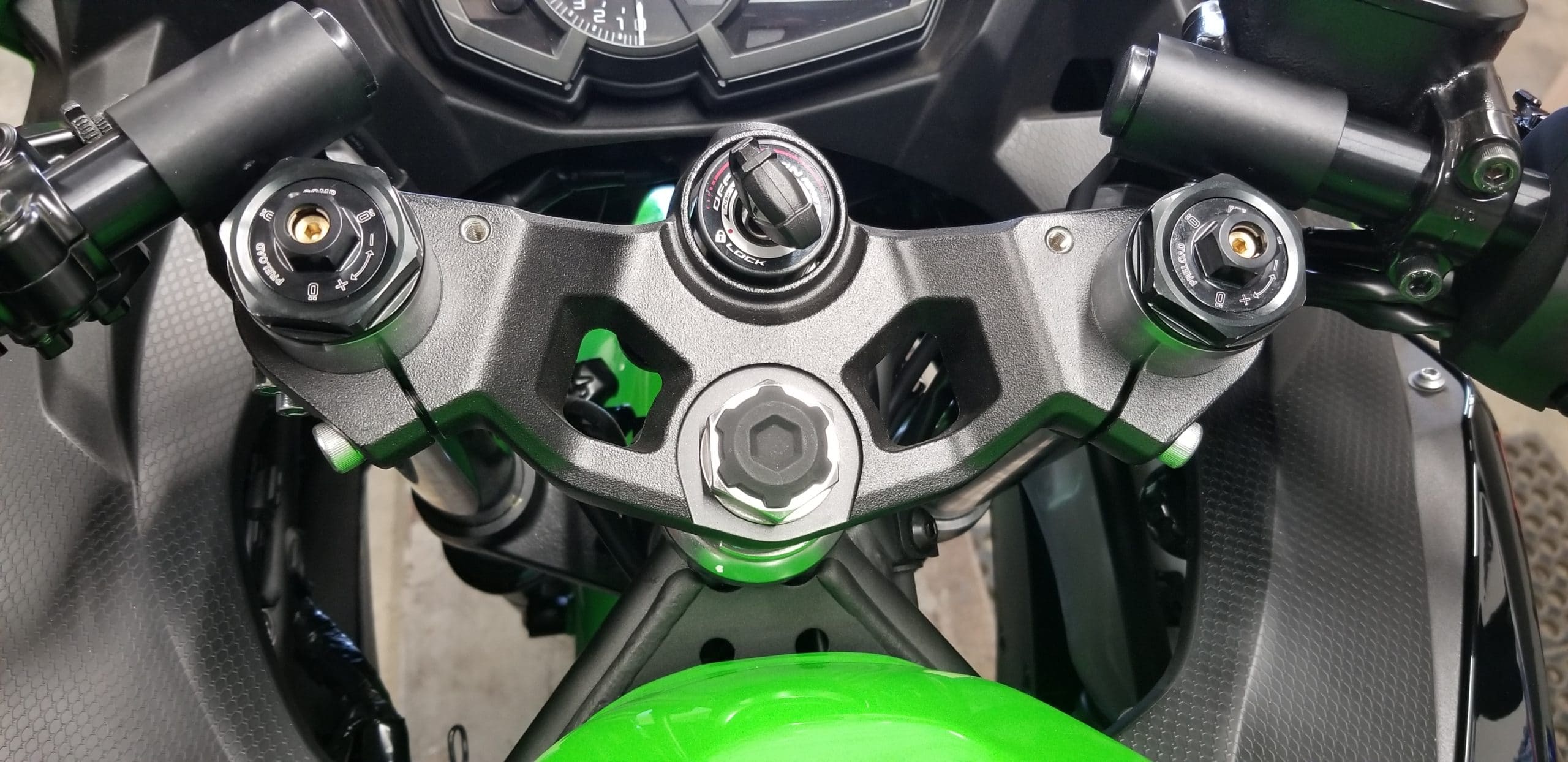 Ninja 400 Clip Ons Kawasaki 21/2 Risers clip ons 2018/2019 Race